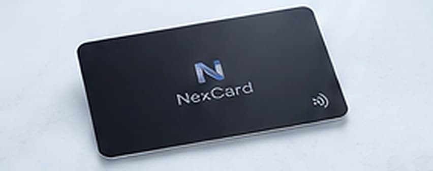 Carte NFC en PVC noir mat